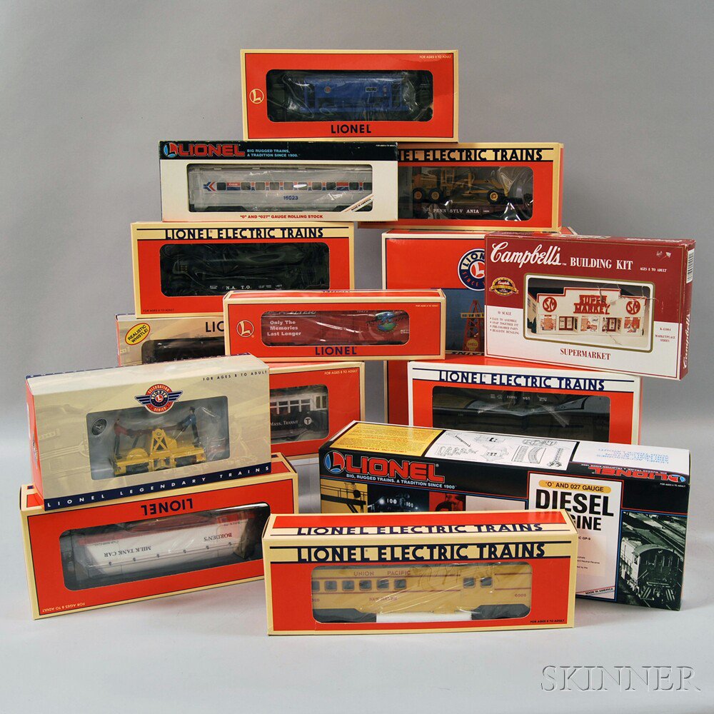 Appraisal: Set of Twenty-one Lionel O Gauge Model Trains and Accessories