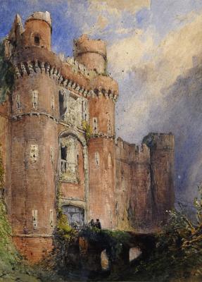 Appraisal: WILLIAM CALLOW Grand Entrance to Hurstmonceaux Castle Sussex signed and