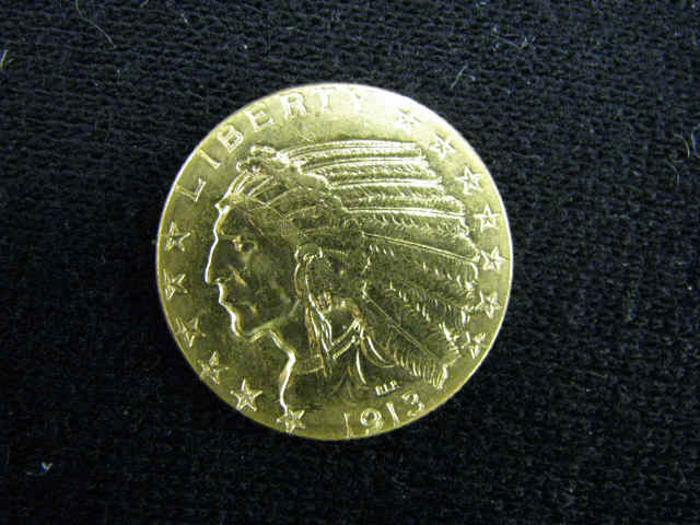 Appraisal: U s Indian Head Gold Coin AU