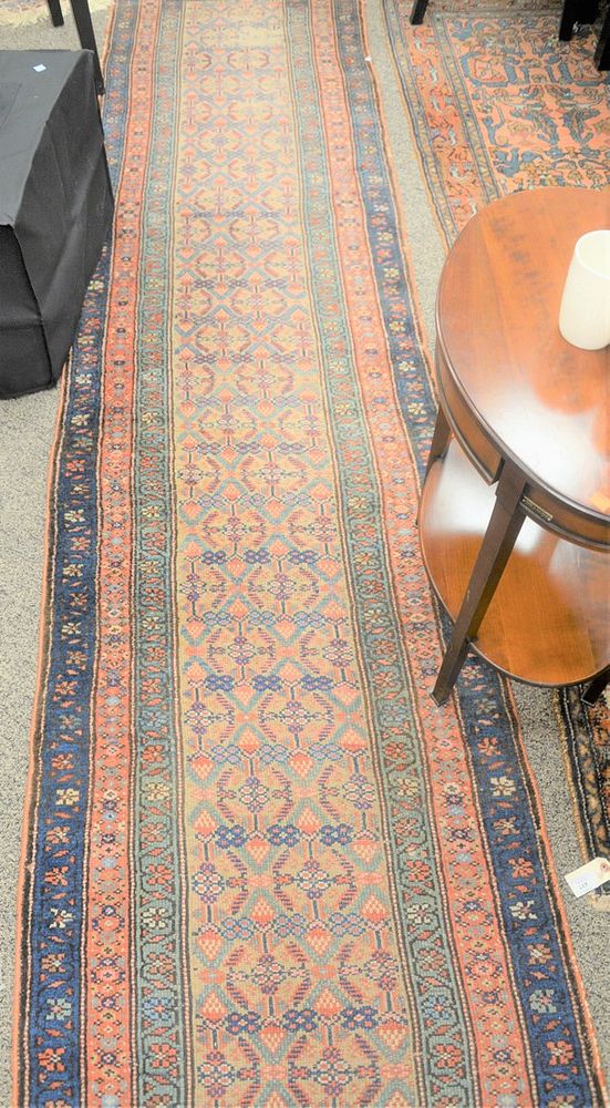 Appraisal: Two Oriental Rugs to include one runner both with ends