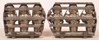 Appraisal: Two Vintage Candy Molds Boy with tuxedo and top hat