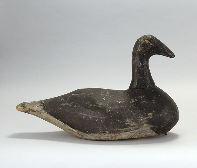 Appraisal: BRANT DECOY From Chilmark Martha's Vineyard Original paint Rough carved