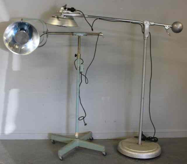 Appraisal: Two Large Industrial Spot Lights From a New Milford CT