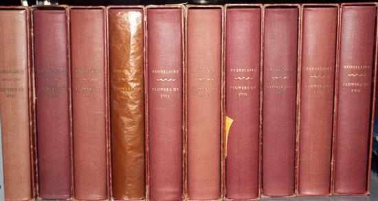 Appraisal: Books Fine Press Ten copies Charles Baudelaire ed by J