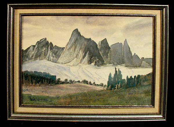 Appraisal: Paul Lauritz Norwegian American - A California High Sierras Landscape