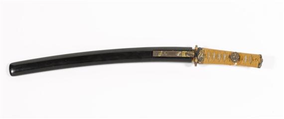 Appraisal: WAKIZASHI Japan th th c L Blade cm Blade Shinshinto