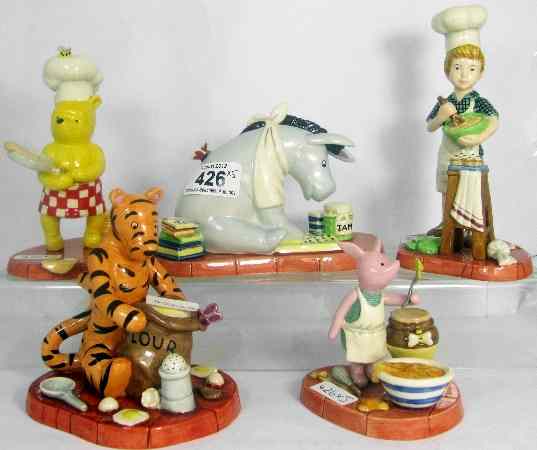 Appraisal: Royal Doulton Winnie the Pooh Figures from the Cooking Collection