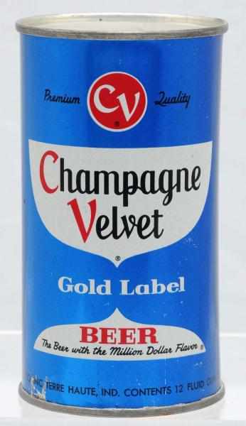 Appraisal: Champagne Velvet Dark Blue Set Beer Can - A few