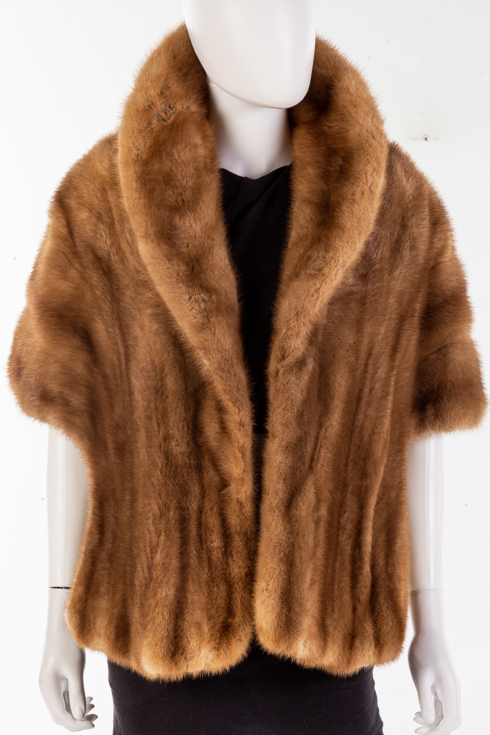 Appraisal: LIGHT BROWN VINTAGE MINK STOLE