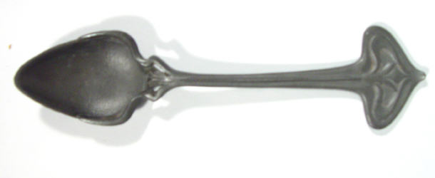 Appraisal: Libertys Art Nouveau style pewter spoon with stylised floral handle