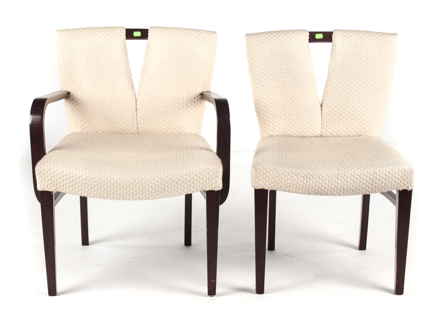 Appraisal: Paul Frankl for Johnson Furniture dining chairs Johnson Furniture Co