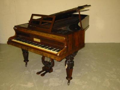 Appraisal: A BOUDOIR GRAND PIANO by John Broadwood Sons London c