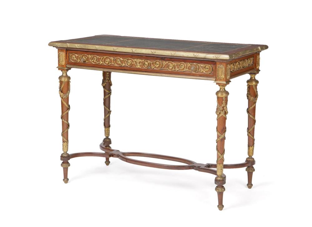 Appraisal: A French Louis XVI-style ladies desk First-quarter th Century The