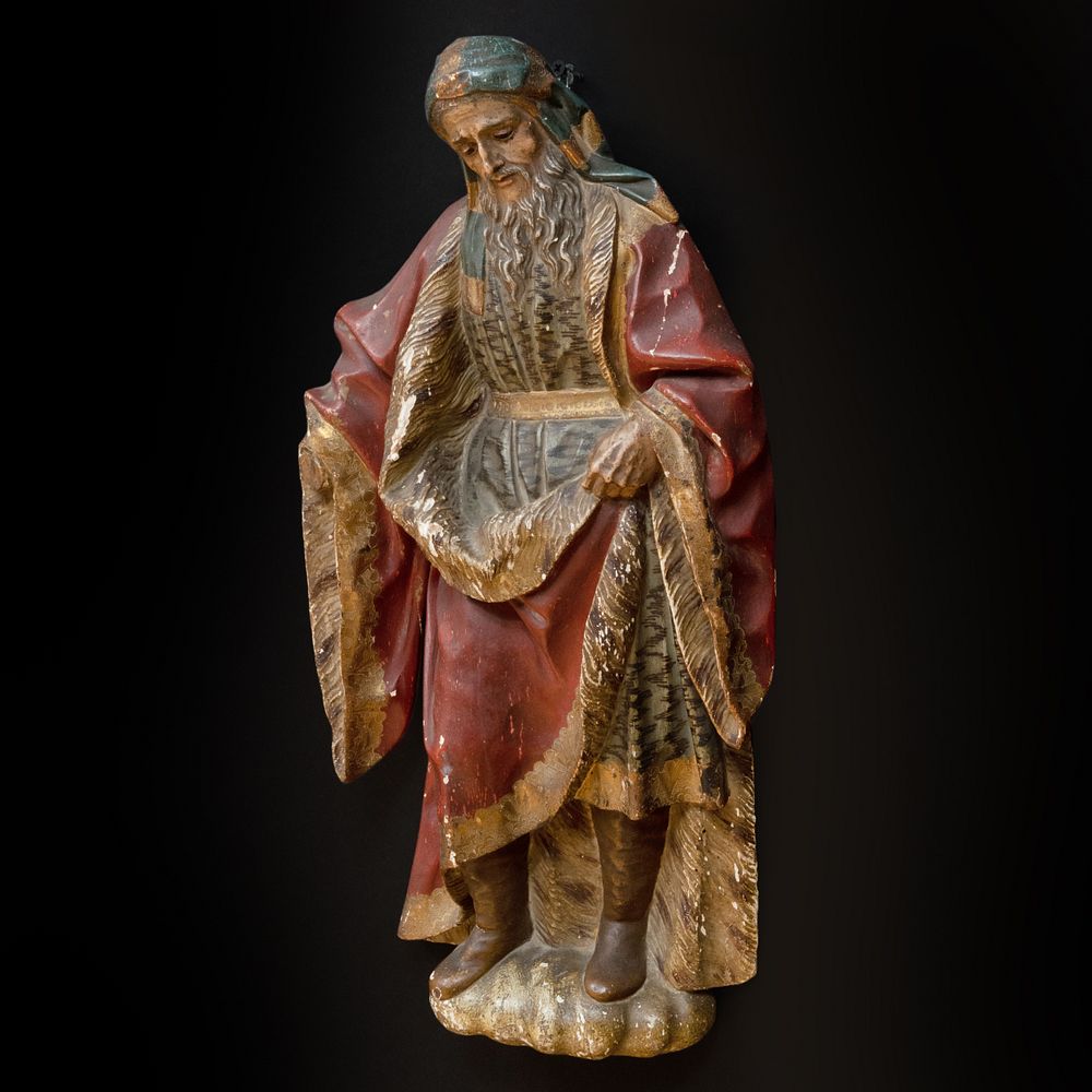 Appraisal: Continental Model of a Standing Saint Possibly Central European The