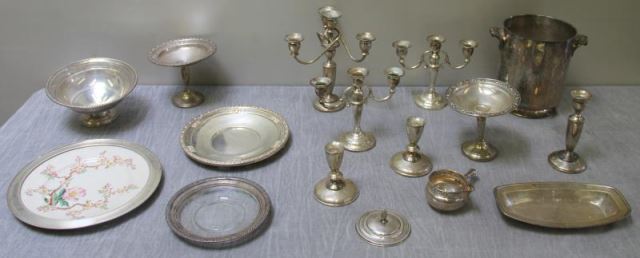 Appraisal: STERLING Miscellaneous Silver Hollow Ware Includes a Gorham porringer a