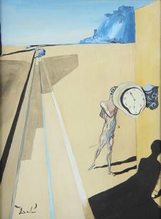 Appraisal: Painting Attributed to Salvador Dali Attributed to Salvador Dali Spanish