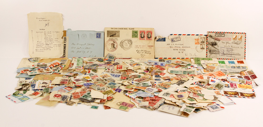 Appraisal: - Lot of th C Stamps and Envelopes Lot of