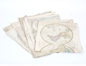 Appraisal: Nineteen different maps by different printers and geographers from all