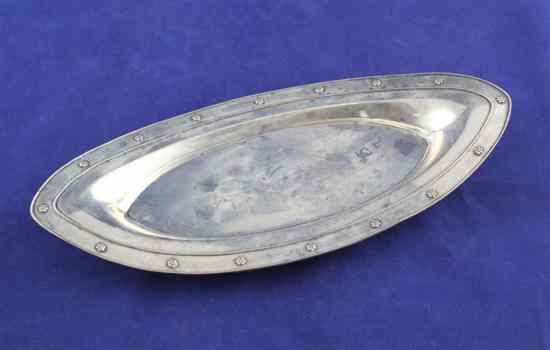 Appraisal: An Edwardian Arts Crafts silver pen tray by Liberty Co