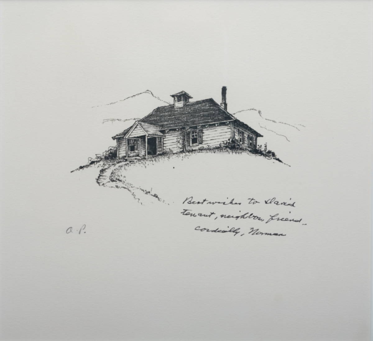 Appraisal: NORMAN ROCKWELL AMERICAN - ARTIST'S PROOF OF A COTTAGE ON