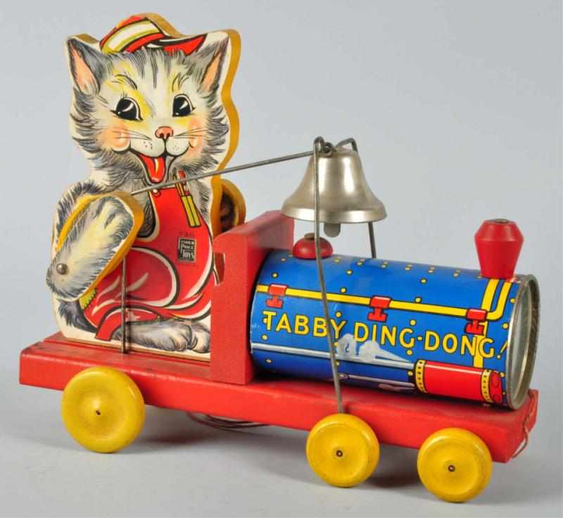 Appraisal: Fisher-Price No Tabby Ding Dong Toy Description American Paper on