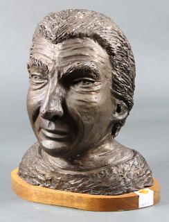 Appraisal: Sculpture of Gertrude Stein American School th century Gertrude Stein