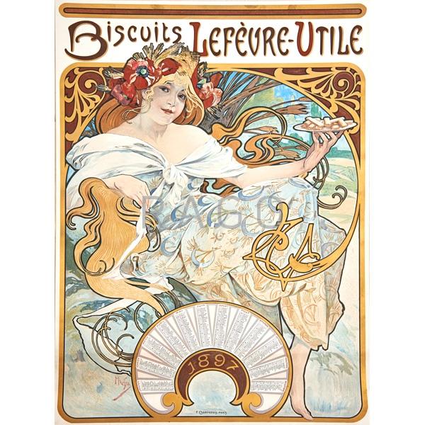 Appraisal: ALPHONSE MUCHA Color lithograph Condition Report Some rippling to sheet