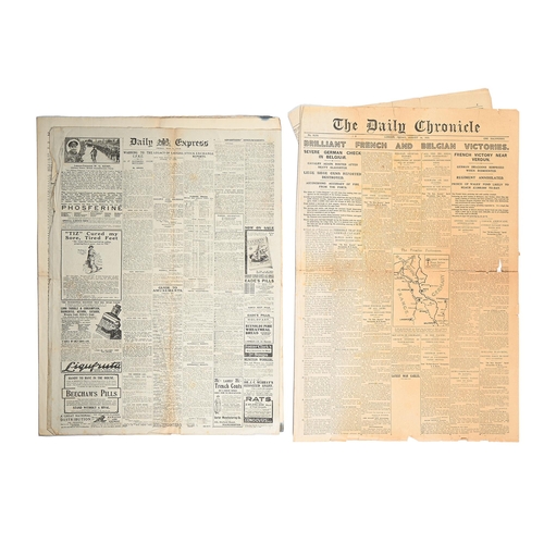 Appraisal: WWI Newspapers many including The Times Daily Chronicle Daily Express