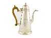 Appraisal: A GEORGE I COFFEE POT tapered cylindrical the domed lid