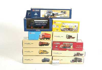 Appraisal: Corgi assorted Classic Commercials th scale - to include Building