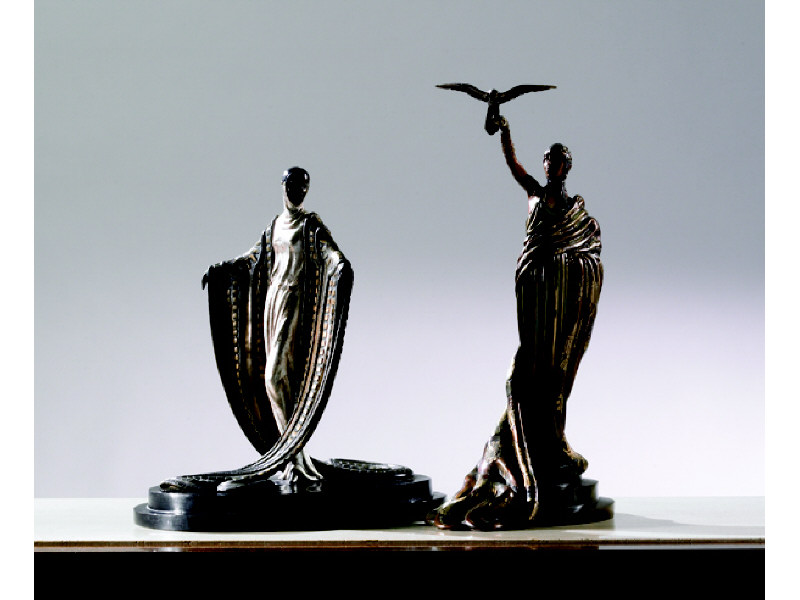 Appraisal: ERTE ROMAIN DE TIRTOFF RUSSIAN - LA VICTOIRE patinated bronze