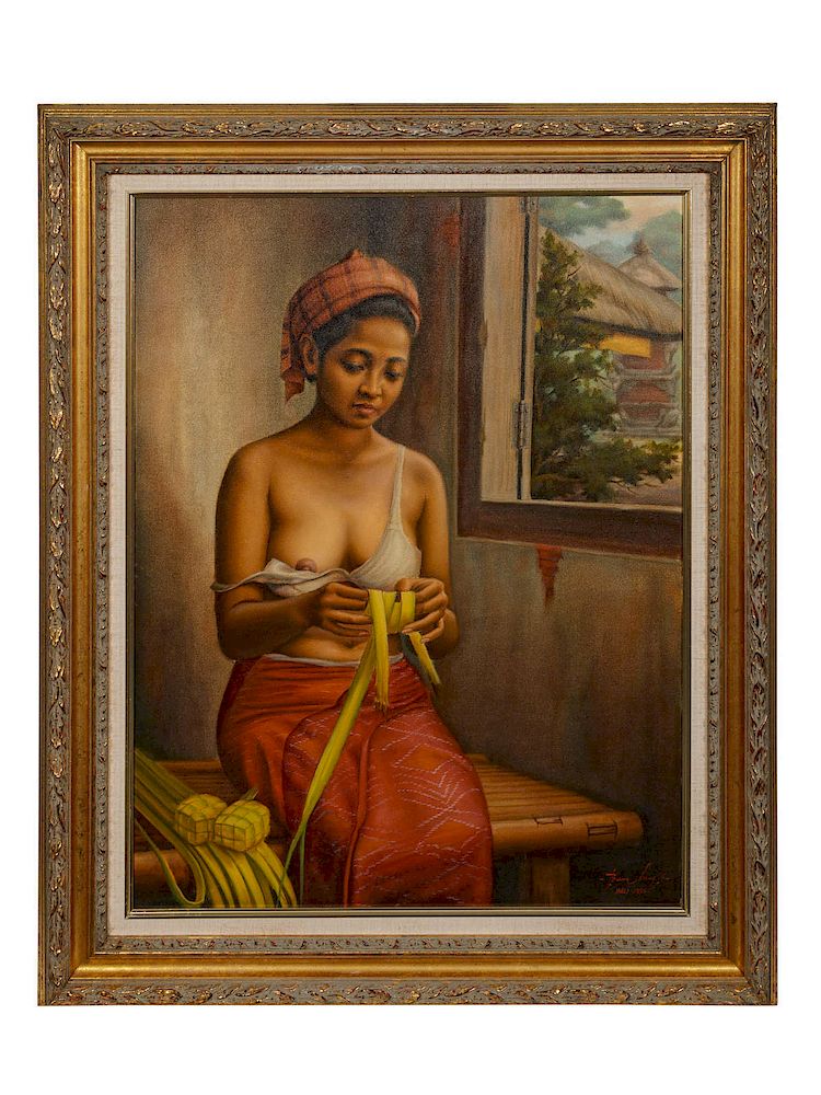 Appraisal: Attributed to Bambang Darto Indonesian b Attributed to Bambang Darto