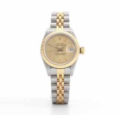 Appraisal: A Ladies' Rolex Two Tone Oyster Perpetual Watch ca Serial