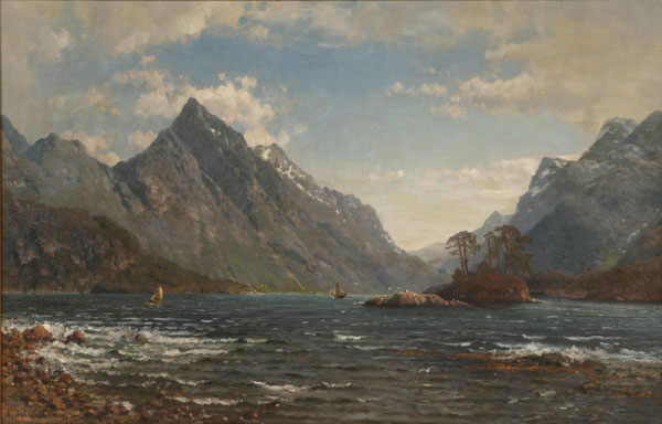 Appraisal: Anders Monsen Askevold Scandinavian - view of the fjord sea