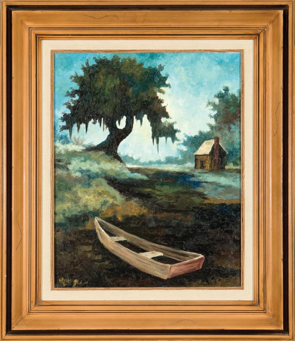 Appraisal: George Rodrigue American Louisiana - Headquarters on the Teche Headwaters