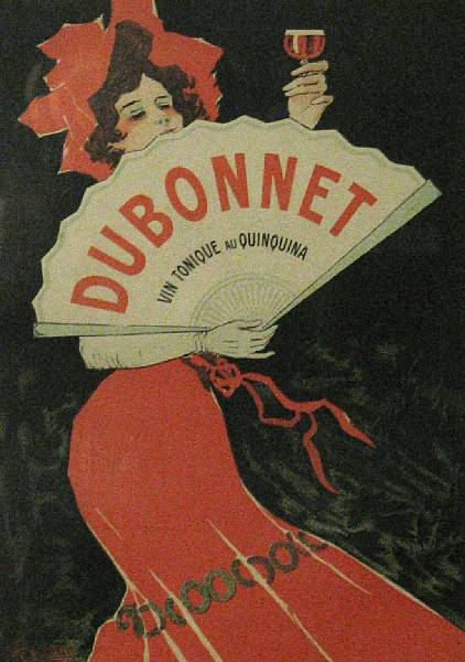 Appraisal: Guiseppe Boano Dubonnet vin Tonique au Quinquina c Color lithograph