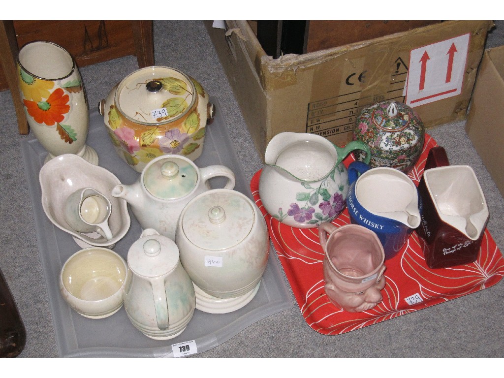 Appraisal: Lot comprising two trays of assorted ceramics - Govancroft etc