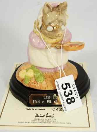 Appraisal: Rare Beswick Beatrix Potter Tableau This Pig had a piece