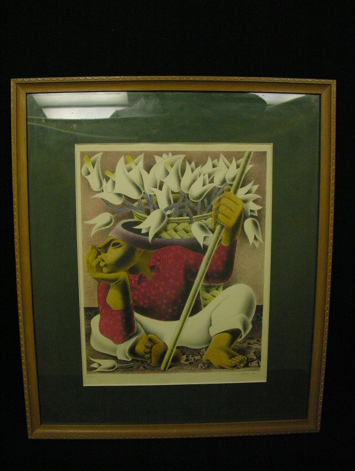 Appraisal: EMILIO AMERO LITHOGRAPH SIGNED AND NUMBERED Emilio Amero - Mexico