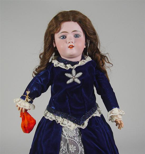 Appraisal: German Heinrich Handwerk Girl Doll Circa 's or later Blue