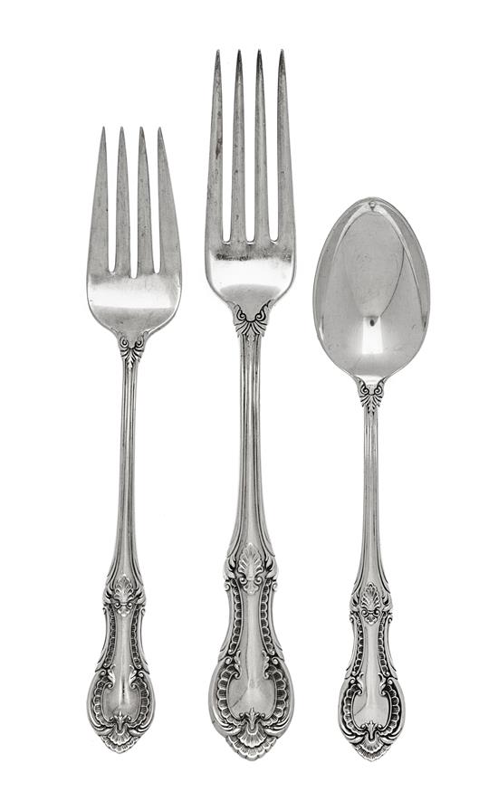 Appraisal: Sale Lot An American Silver Flatware Service International Silver Co