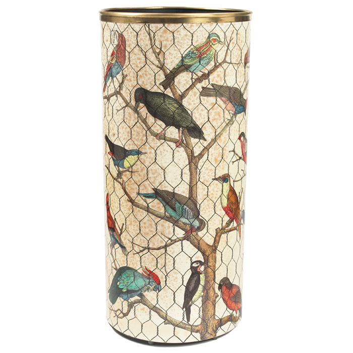 Appraisal: Fornasetti umbrella stand Uccelli birds signed Fornasetti Milano Made in