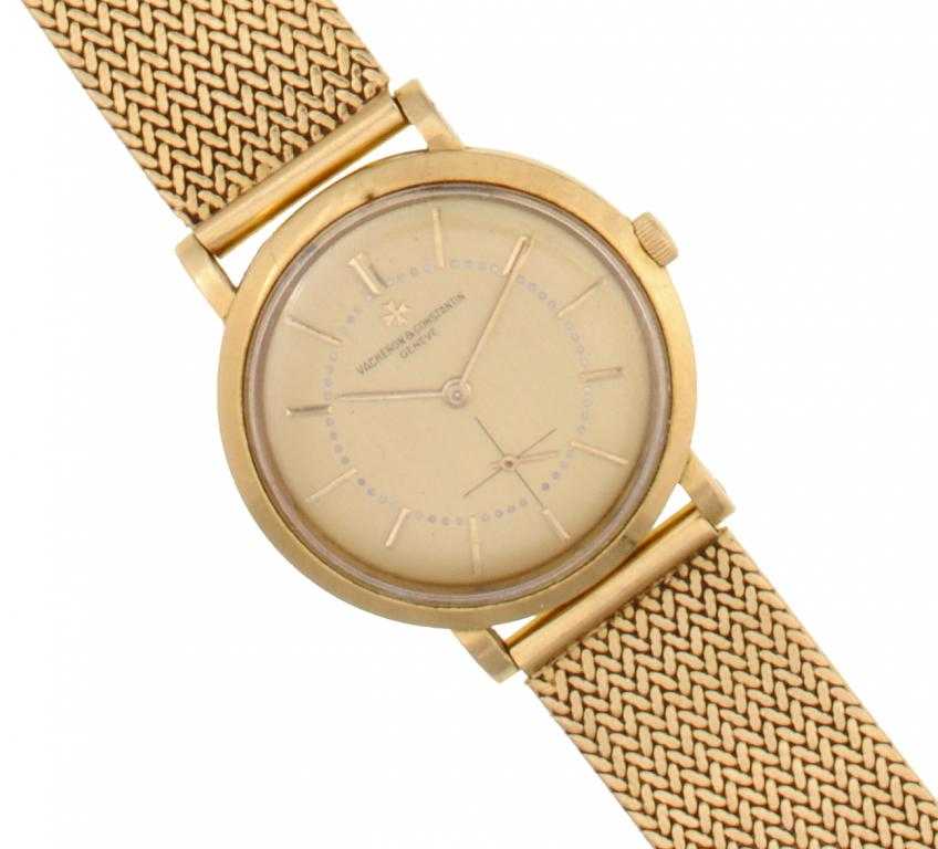 Appraisal: A VACHERON CONSTANTIN CT GOLD GENTLEMAN'S WRISTWATCH the gilt dial