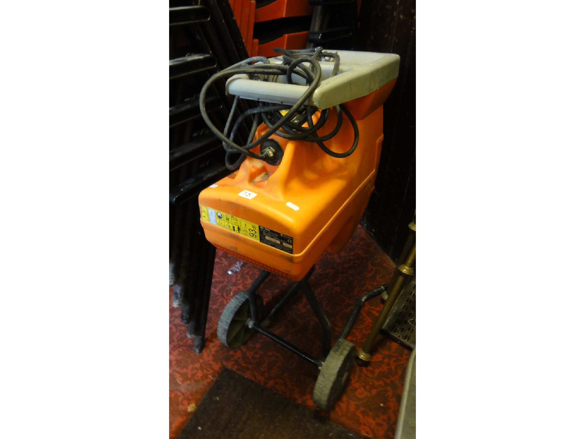 Appraisal: A Sovereign SQS electric powered garden shredder serial number