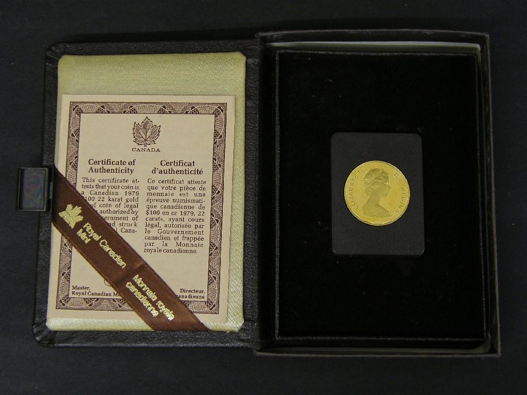 Appraisal: Canadian Royal Mint Issue ct coin gm cased