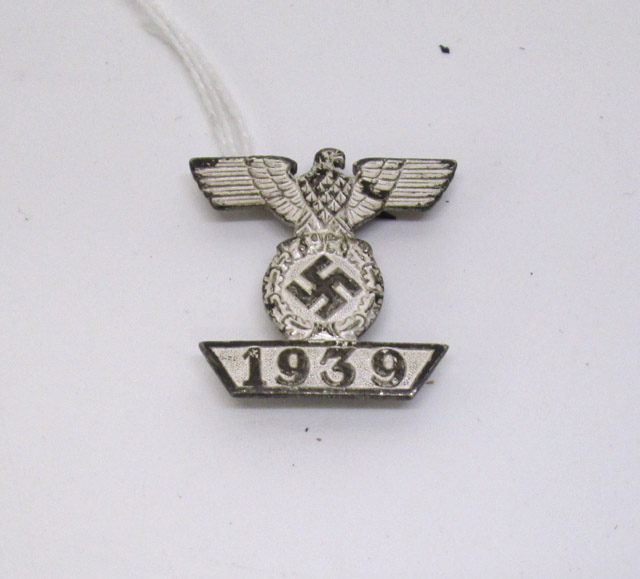 Appraisal: GERMAN WORLD WAR TWO NAZI SPANGE MEDAL hangs above the