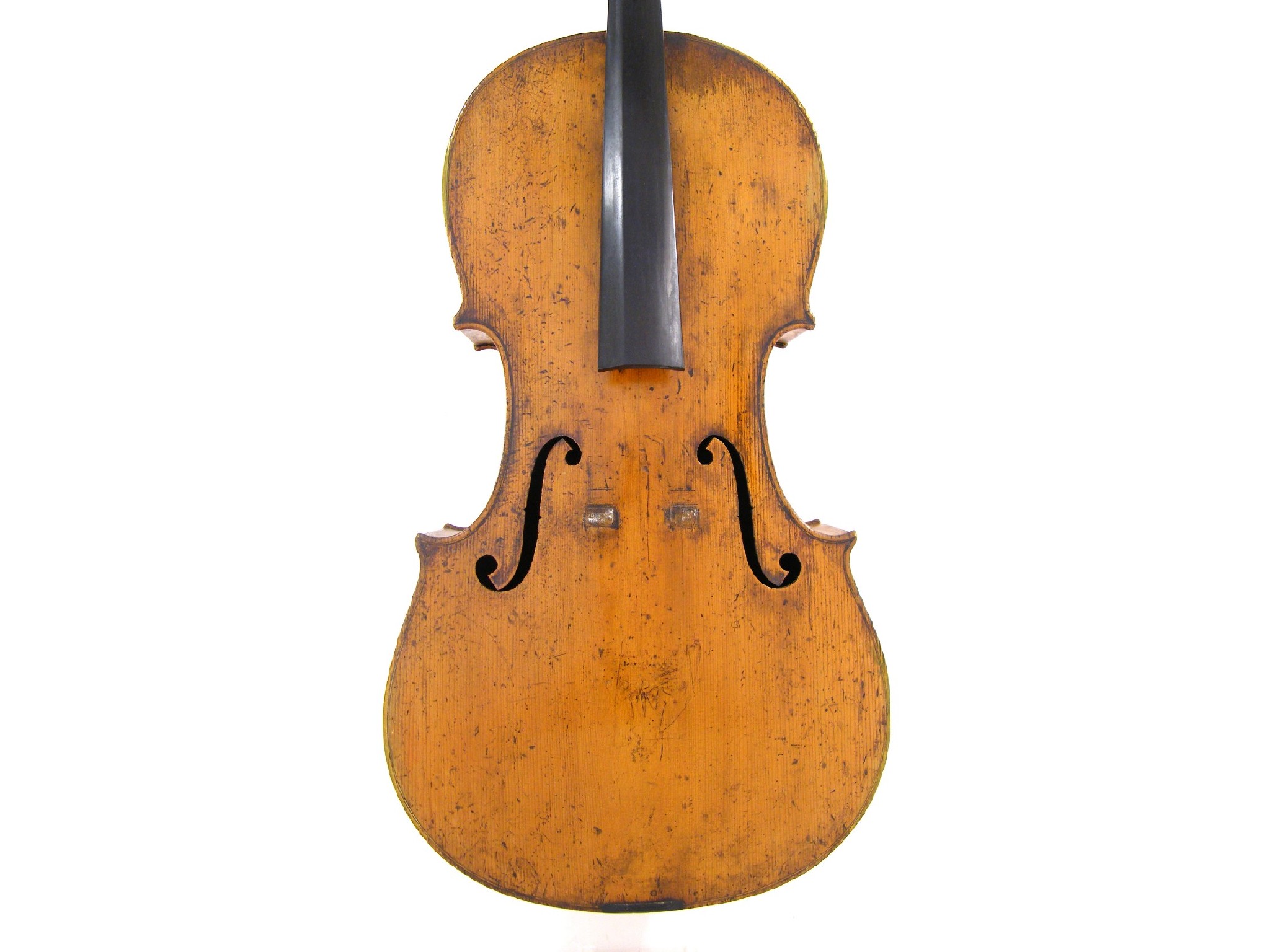 Appraisal: German mid th century violoncello the two piece back of