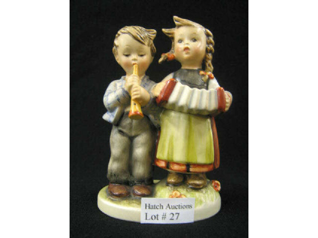 Appraisal: Hummel Figurine Birthday Serenade old full bee mark