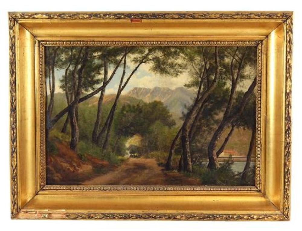 Appraisal: Attributed to John Clinton Ogilvie American - On the Road