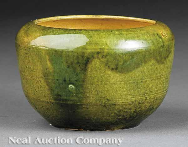 Appraisal: A George Ohr Art Pottery Vase late th c olive